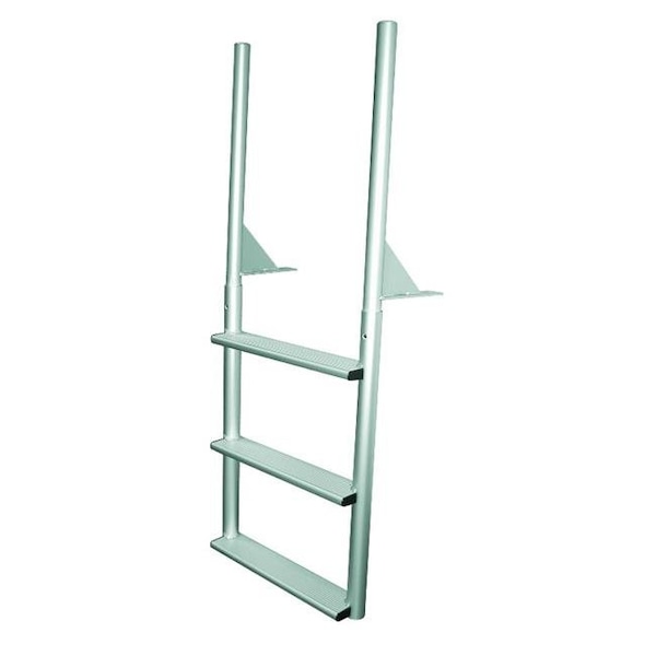 Jif Marine JIF MARINE EFLSNW7 7Wide Step Dock Ladder Anodized Aluminum EFLSNW7 Zoro